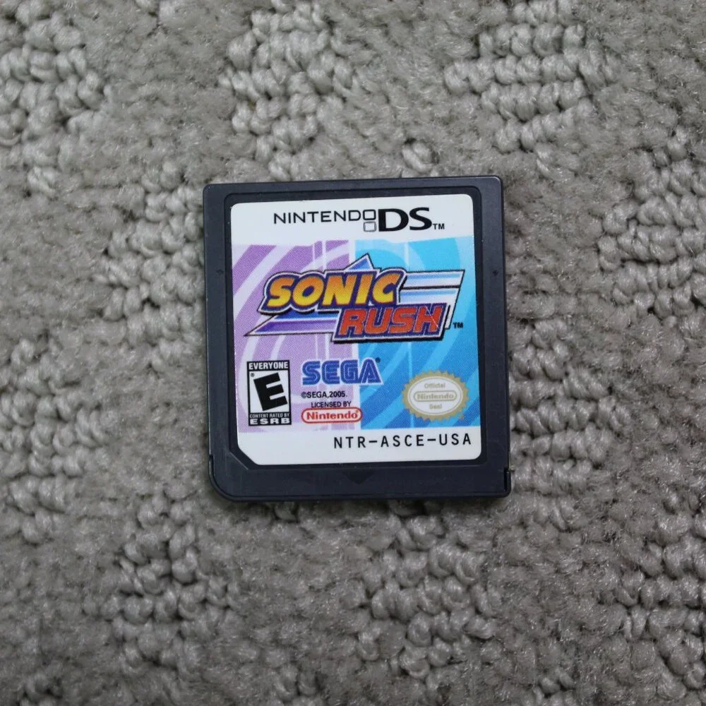 Set of 3 Nintendo DS Games: Sonic All-Stars, Sonic Classic, Sonic Rush
